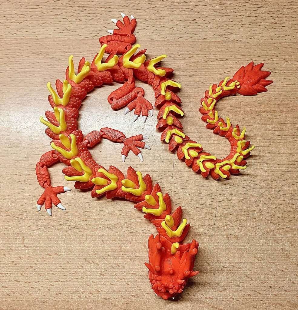 Flexibilný Čínsky drak