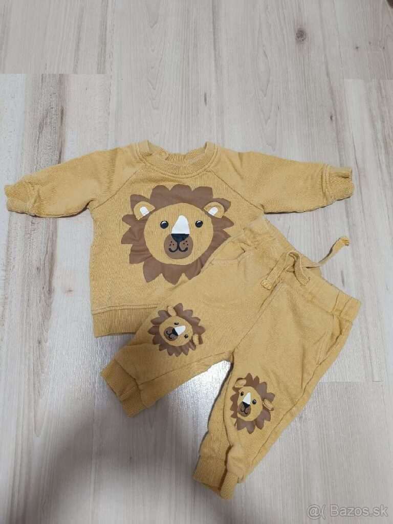 Predám detské oblečenie H&M unisex súprava levíča, veľ 68
