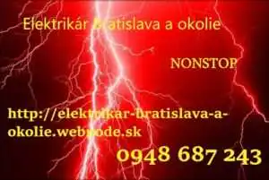 Elektrikár Bratislava a okolie-NONSTOP