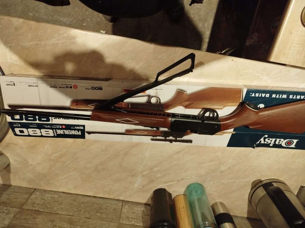 Predám vzduchovku Daisy 880S 4,5mm Sila 10-15 Joule - fotka 9