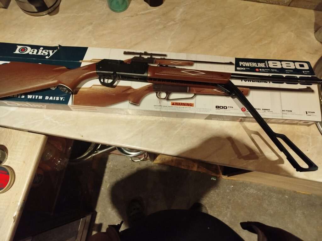 Predám vzduchovku Daisy 880S 4,5mm Sila 10-15 Joule - fotka 8