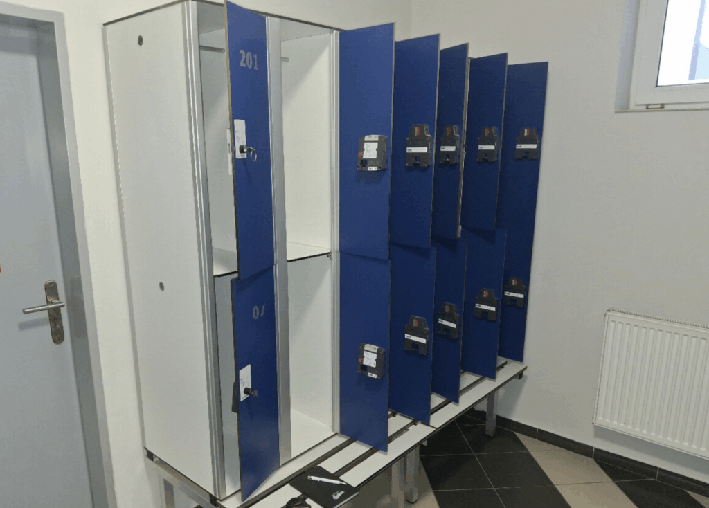 Šatníkové skrinky Frajt – do posilňovne, bazéna, prevádzky