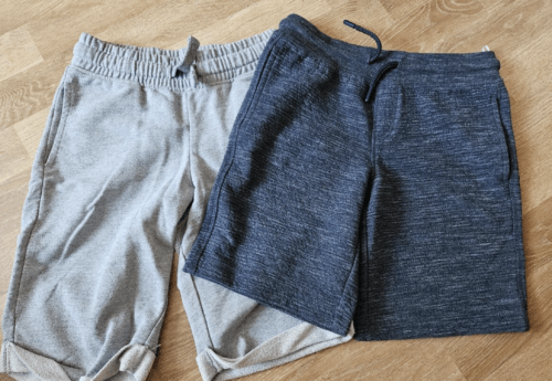 Teplákové kraťasy veľkosť 128