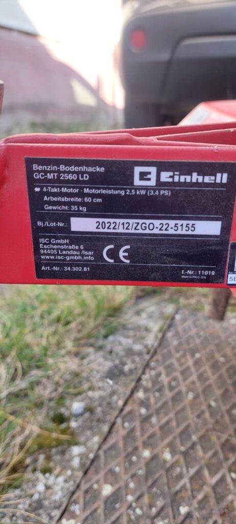 Kultivator GC-MT 2560 LD - fotka 4