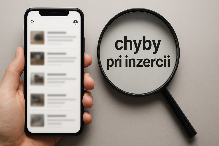 Ilustračný obrázok k téme chyby pri inzercii bazos v kategórii Bazoš