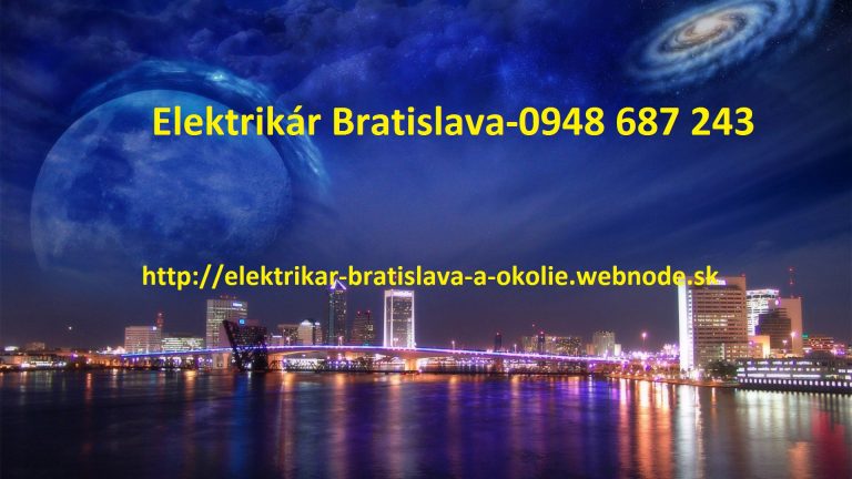 Elektrikár Bratislava NONSTOP