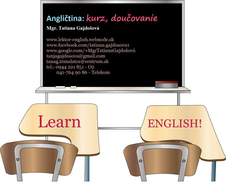 Angličtina – kurz, doučovanie