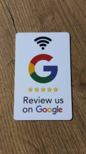 Google Review NFC kartička – získajte viac recenzií